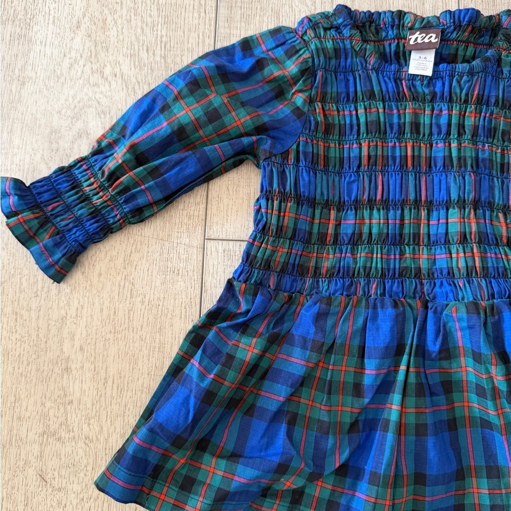 Tea Collection Plaid Baby Girl dress